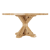 Frontier Feast Trestle Round Dining Table