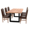 Noble Solid Wood U Shape Dining Table