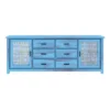 Distressed Blue Wooden Sideboard