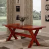 Elegant Cross Leg Dining Table