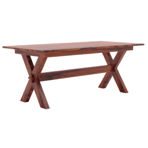 Elegant Cross Leg Dining Table