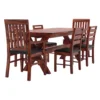 Elegant Rustic Cross Leg Dining Table