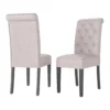 Ergonomic Solid Wood Dining Chairs