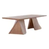 Ergonomic Solid Wood Dining Table