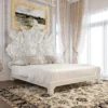 New Horizon Luxury White Bed Frame