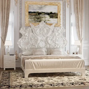 New Horizon Luxury White Bedroom Furniture Set