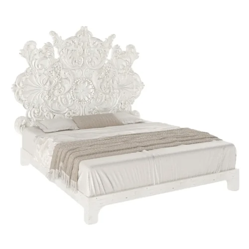 New Horizon Luxury White Bed Frame