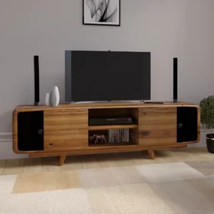 Opulent Wood Media Console