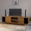 Opulent Wood Media Console