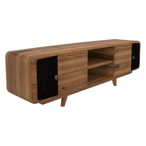 Opulent Wood Media Console