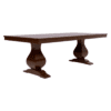 Ornate Double Pedestal Dining Table