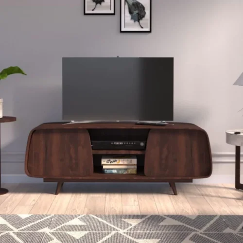 Rustic Wooden TV Cabinet