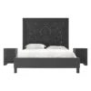 Starlit Haven Wooden Black Bed Frame