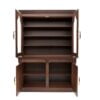 Mythical Wooden Book Shelf with Glass Doors