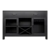 Elite Black Wine Bar Cabinet