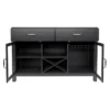 Elite Black Wine Bar Cabinet