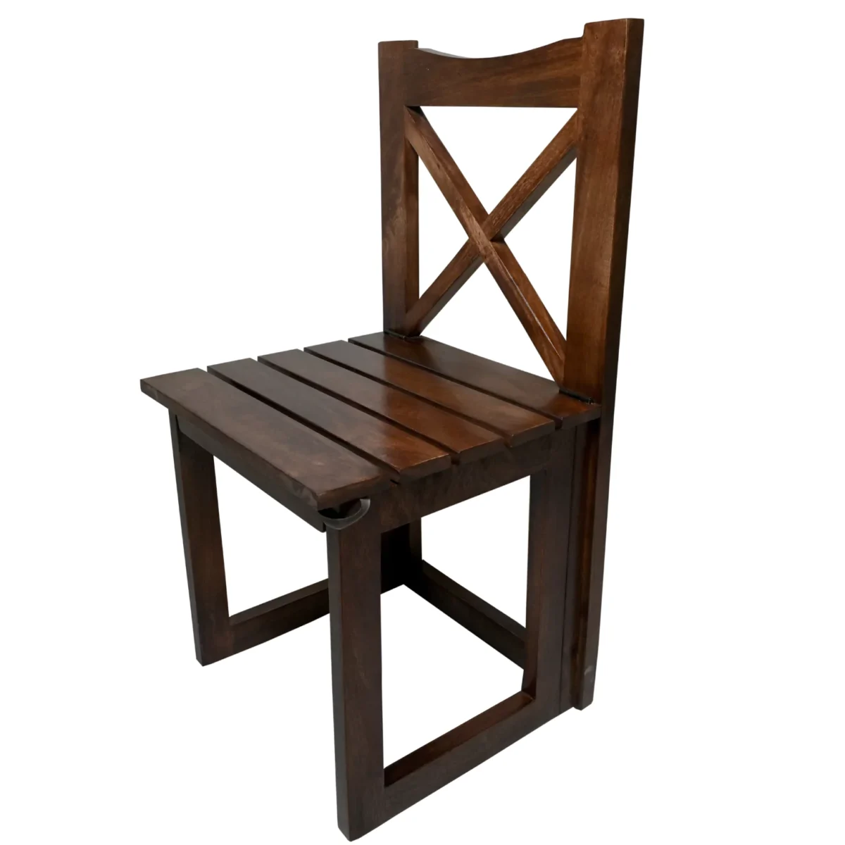 Versatile 100% Solid Wood Folding Chair Ideal for Picnic, Camping, Outdoor, and Living Room Use (2)