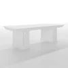 Tovara White Dining Table