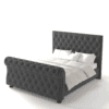 Verve Versatile Grey Upholstered Bed Frame