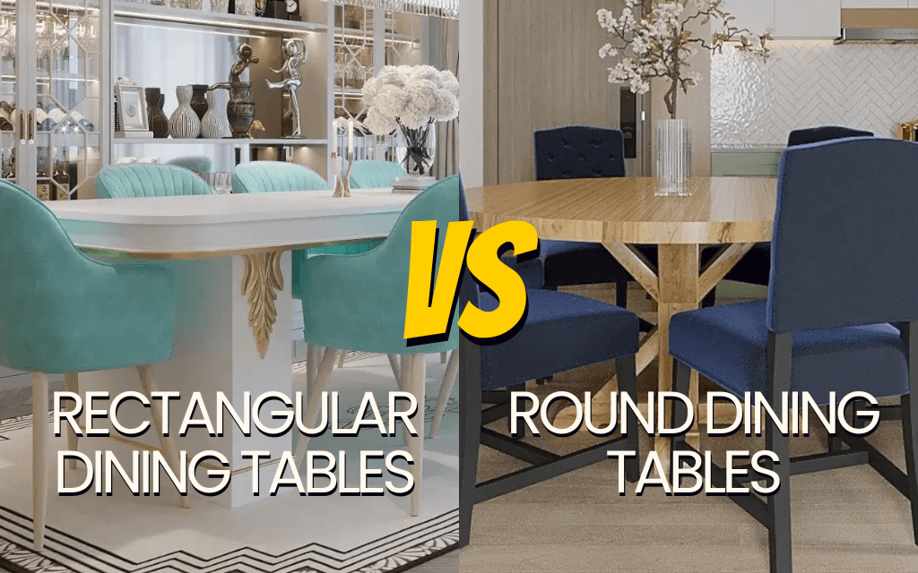 Round vs. Rectangular Dining Tables