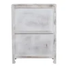 Cheswade Distressed White Solid Wood Storage Cabinet