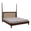 Dexara Modern Solid Wood King Size Bed Frame