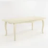 Elegrow Cream Solid Wood 6-8 Extendable Dining Table