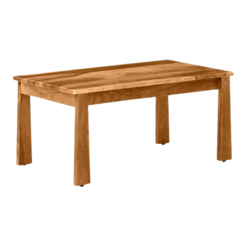 Tarnow Rustic Teak Sheesham Wood Rectangle Coffee Table